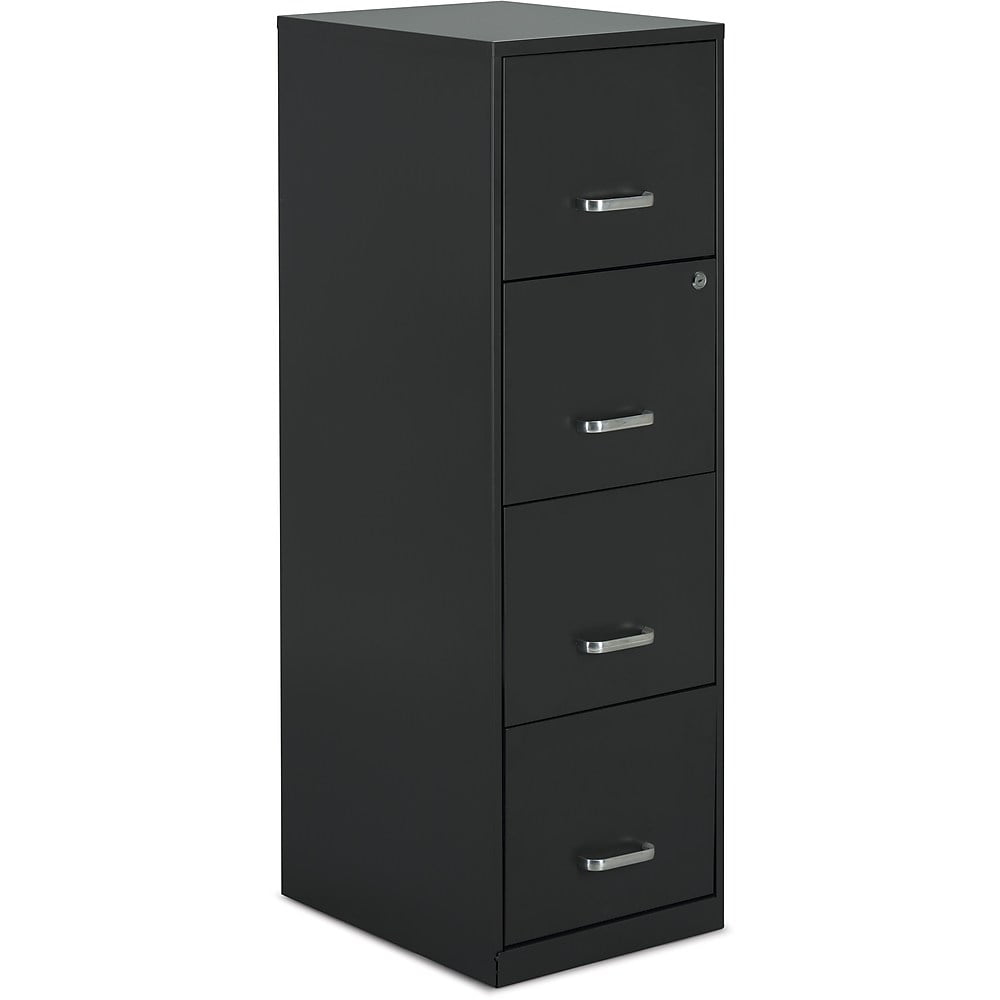 Staples 4Drawer Vertical File Charcoal Letter 18" D (52148