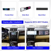 MOOKAKA 12.3+12.3 Smart Display Radio Audio Media Player for Toyota Camry 2015 2016 2017 Car Navigation GPS Upgrade Headunit Android Replacement 1080P Screen Carplay Accessories