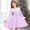 Purple, variant on Swuxness Girls Dresses Long Sleeve Round Neck Solid Color Casual Basic Fall Winter Outfits