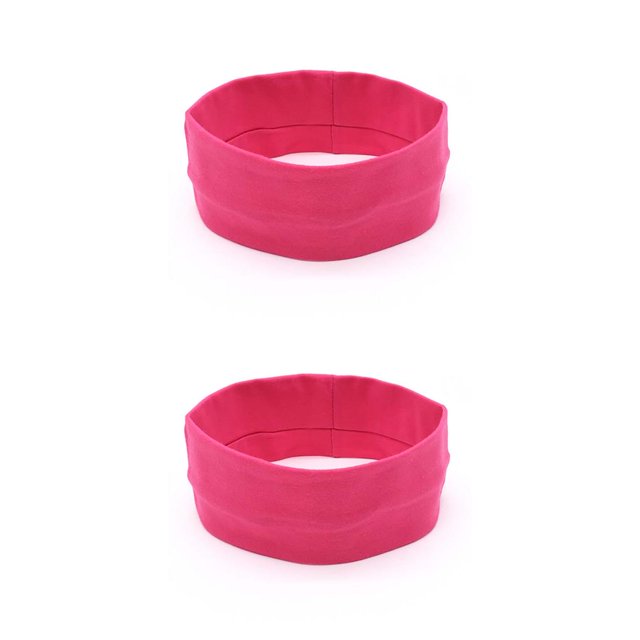 Diadema para Yoga y Running Qarigey 2piezas Fucsia