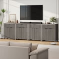 thumbnail image 7 of Aufeile Sideboard Buffet Cabinet with Drawer, Small Buffet Table with Adjustable Shelf, Modern Home Accent Furniture for Dining Living Room, Kitchen, Entryway, Gray Oak, 7 of 7