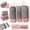 Pink 5Pcs, variant on Expandable Space-Saving Cubes, Compression Packing Luggage Organizer Bags with Breathable Mesh Design for Clothes, Shoes and Travel Essentials,Blue 7Pcs