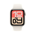 thumbnail image 2 of Apple Watch SE 3 GPS 40mm Starlight Aluminium Case with Starlight Sport Band - S/M, 2 of 5