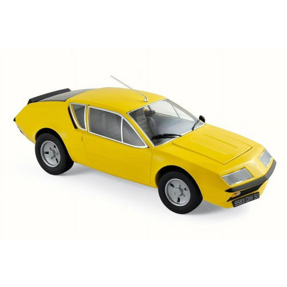1977 Renault Alpine A310, Yellow - Norev 185143 - 1/18 Scale Diecast Model Toy Car