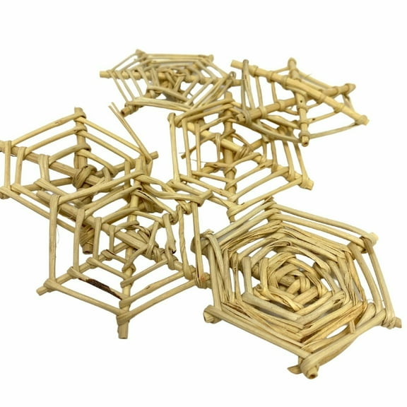 3743 Pk6 Small Vine Web Foot Talon Bird Toy