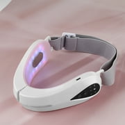 Electric V-Face Shaping Massager,Micro-Current Facial Lifting Slimming,V-Face-Lift Belt,Double Chin Shaping Massager,White