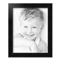 thumbnail image 2 of ArtToFrames 11" x 14" Satin Black Double Step Lip Picture Frame, 11x14 inch Black Wood Poster Frame (WOM-1418), 2 Pack, 2 of 6