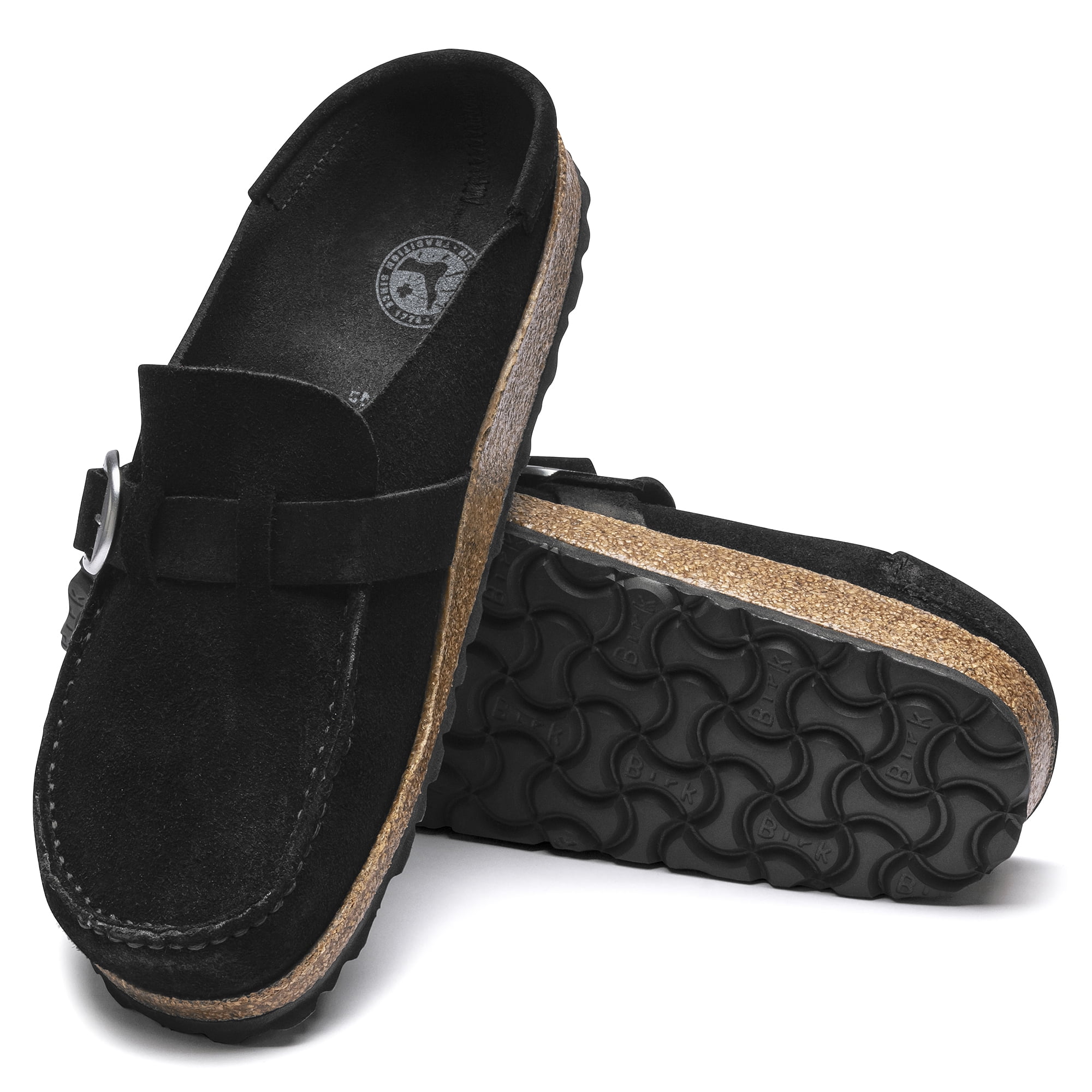 Birkenstock Buckley Unisex Shoes Size 9, Color: Black