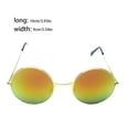 thumbnail image 3 of Qarigey Gafas de sol Pragmatic Sun Gafas Estilo novedoso para hombre Mujer Dorado, Dorado Type1 NO1, 3 of 6