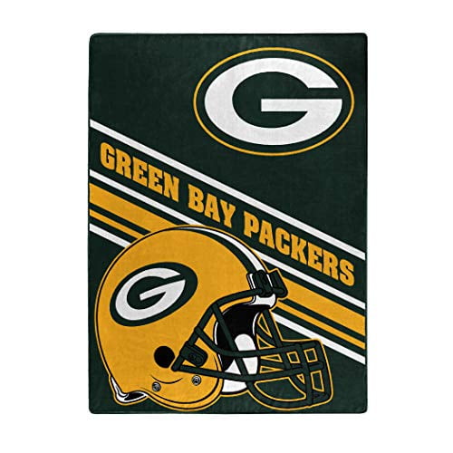 NORTHWEST NFL Green Bay Packers Couverture Raschel, 60 Pouces x 80 Pouces, Inclinée