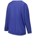 thumbnail image 3 of Women's Profile  Navy Denver Broncos Plus Size Acid Wash Raglan Sweatshirt, 3 of 3