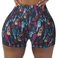 thumbnail image 2 of Fotbe Colorful Dreamcatcher1 Shorts Sin Costuras – Shorts Deportivos de Cintura Alta para Mujer, Elásticos para Gimnasio, Yoga, Running o Ciclismo-X-Large, 2 of 8