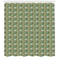thumbnail image 3 of Ambesonne Bacon Shower Curtain, American Breakfast Menu, 69"Wx84"L, Multicolor, 3 of 3