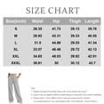 thumbnail image 2 of Women's wide-leg athletic pants, high-waisted loose casual trousers with drawstring, flared athletic pants, jogging pants with pockets,Beige,XL, 2 of 5