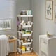 thumbnail image 5 of Estante de almacenamiento multicapa, carrito de almacenamiento móvil con ruedas, fácil de montar, apto para sala de estar, dormitorio, baño, cocina, organizadores, estantes de plástico., 5 of 6