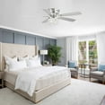 thumbnail image 5 of Parrot Uncle Ceiling Fan with Lights and Remote 52 inch Ceiling Fan with 5 Blades and Lights 2 Bulbs not Included, Chrome, 5 of 11