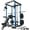 Blue-With BP 170LBS (Home gym package), variant on RitFit Multi-Function Power Rack Cage PPC03 with Adjustable Cable Crossover System,1000LBS Capacity, Full Home Gym Workout with J-Hook, Landmine and Other Attachments-Black
