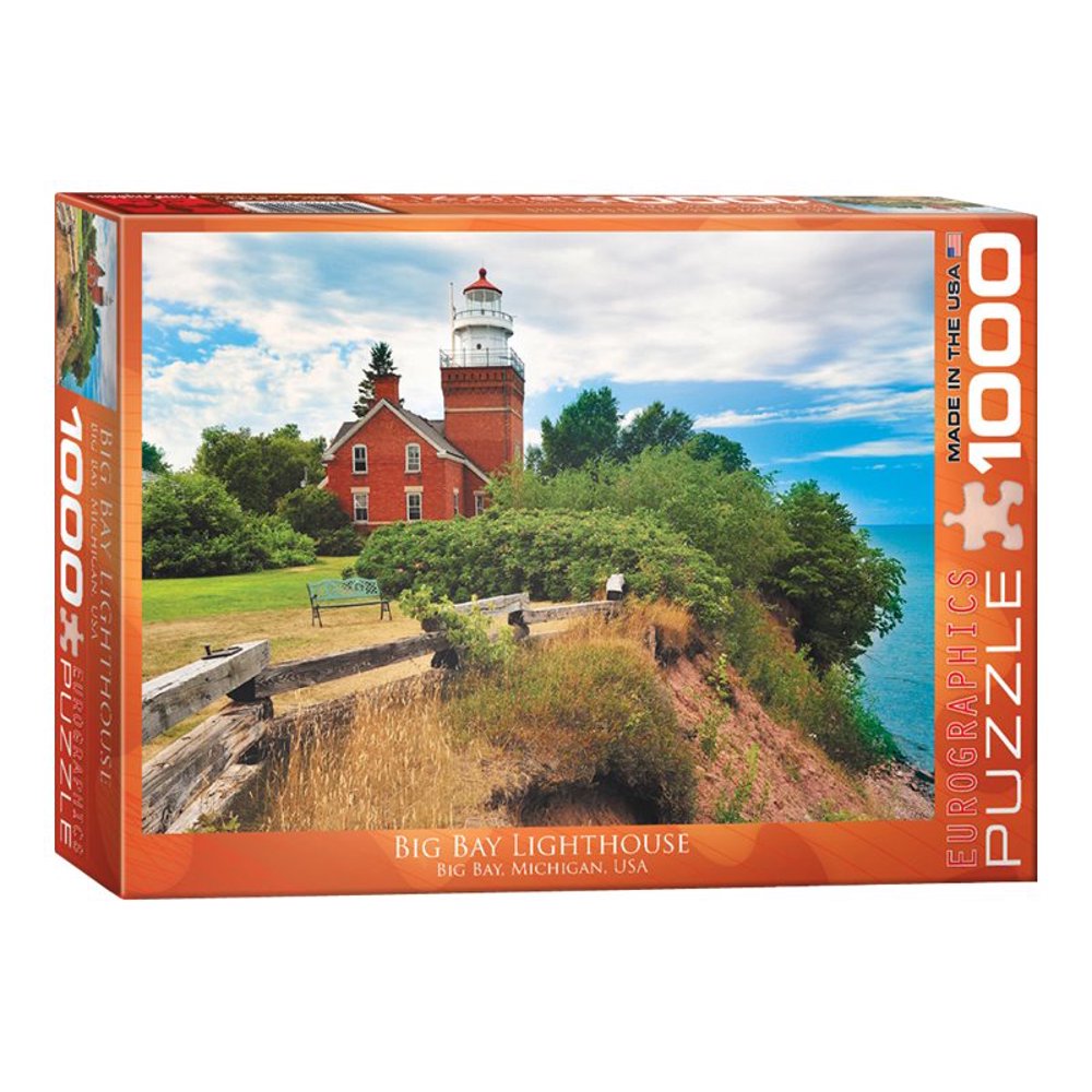 EurographicsPuzzles Big Bay Lighthouse Big Bay MI jigsaw puzzle