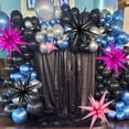 thumbnail image 4 of Set de globos BZIDII 21 Star Foil Mylar Spike 22/18/10 pulgadas, 4 of 7