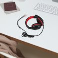 thumbnail image 4 of FOMIYES Headset Para Juegos Con Micrófono Y Cancelación De Ruido Cómodo Rojo, 4 of 8