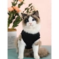 thumbnail image 2 of 1pc Cat And Dog Printed Black Tank Top, 2 of 4
