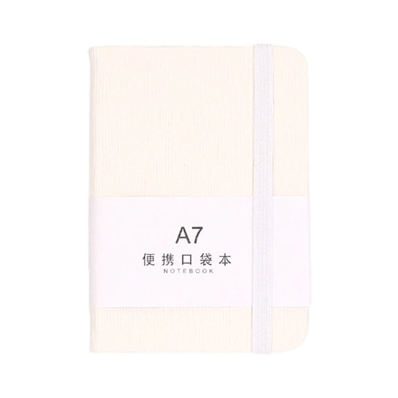 RZDLIZJ A7 Pocket Notebook,Premium Hardcover Notebook With Elastic Band,Multi-color Optional Compact Writing Notepad For Business,Travel,Daily Journaling