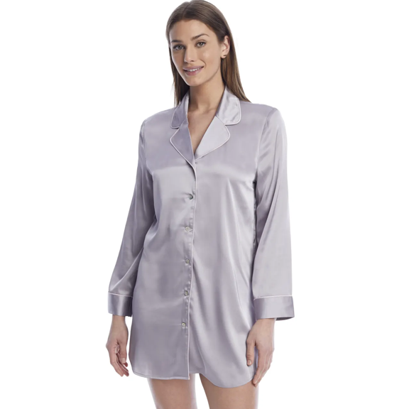 REVEAL Platinum Washed Satin Ultra-Soft Sleep Shirt, US 2X-Large, NWOT