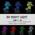 thumbnail image 5 of YSTIAN Outer Space Gifts, 3D Spaceman Astronaut Rocket Alien Night Light for Kids (4 Patterns) with Remote 16 Colors Changing Dimmable Function, Christmas for Science Space Fan Boy Child, 5 of 8