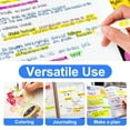 thumbnail image 5 of 15/25Pcs Double Ended Highlighter Pen Fluorescent Color Highlighter Broad Obliqued Tip for Planner Calendar Journal, 5 of 9
