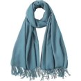 thumbnail image 4 of Bufanda y chal de pashmina de lana para mujeres y hombres, chal de pashmina, manta para bodas, fiestas y niñas, bufandas grandes y suaves., 4 of 5