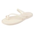 thumbnail image 1 of Sandalias de piso Exterior Piel vegana Color Blanco Para Mujer De RBBASICS, 1 of 3