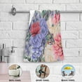 thumbnail image 5 of Dreamtimes Watercolor Floral Spring Hand Towels 2 PCS, Ultra Soft and Highly Absorbent, Decorative Fingertip Towel for Home, Bathroom, Kitchen, 28.3"x14.4", 5 of 5