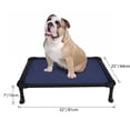 thumbnail image 4 of Veehoo Chew Proof Dog Bed, Cooling Raised Pet Cot, Rustless Aluminum Frame, Blue, Medium, 4 of 8