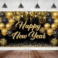 thumbnail image 1 of Banderín decorativo Ansoufien Happy New Year 2025, 180 x 110 cm, 1 of 5