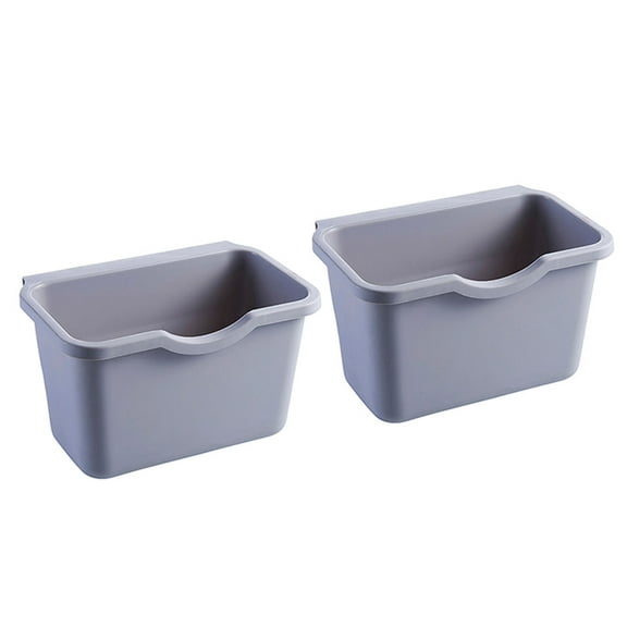Troglfold garbage storage box Under Sink Hanging Trash Can Grey Kitchen Bin Cabinet Door Wastebasket,8.27"X5.31"X4.92"