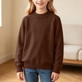 thumbnail image 2 of KICILVS Girls Knit Sweater Long Sleeve Crew Neck Jumper Tops Cute Fall Winter Knit Cozy Knitted Warm Soft Sweater Pullover 1-3 Years, 2 of 9