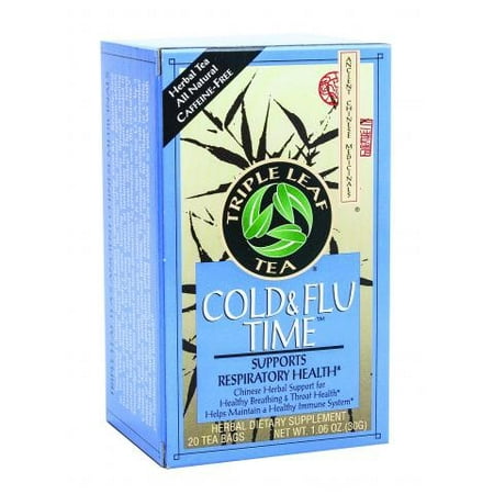 Triple Leaf Tea Cold And Flu Time - 20 Tea Bags (Time Out Best Afternoon Tea)