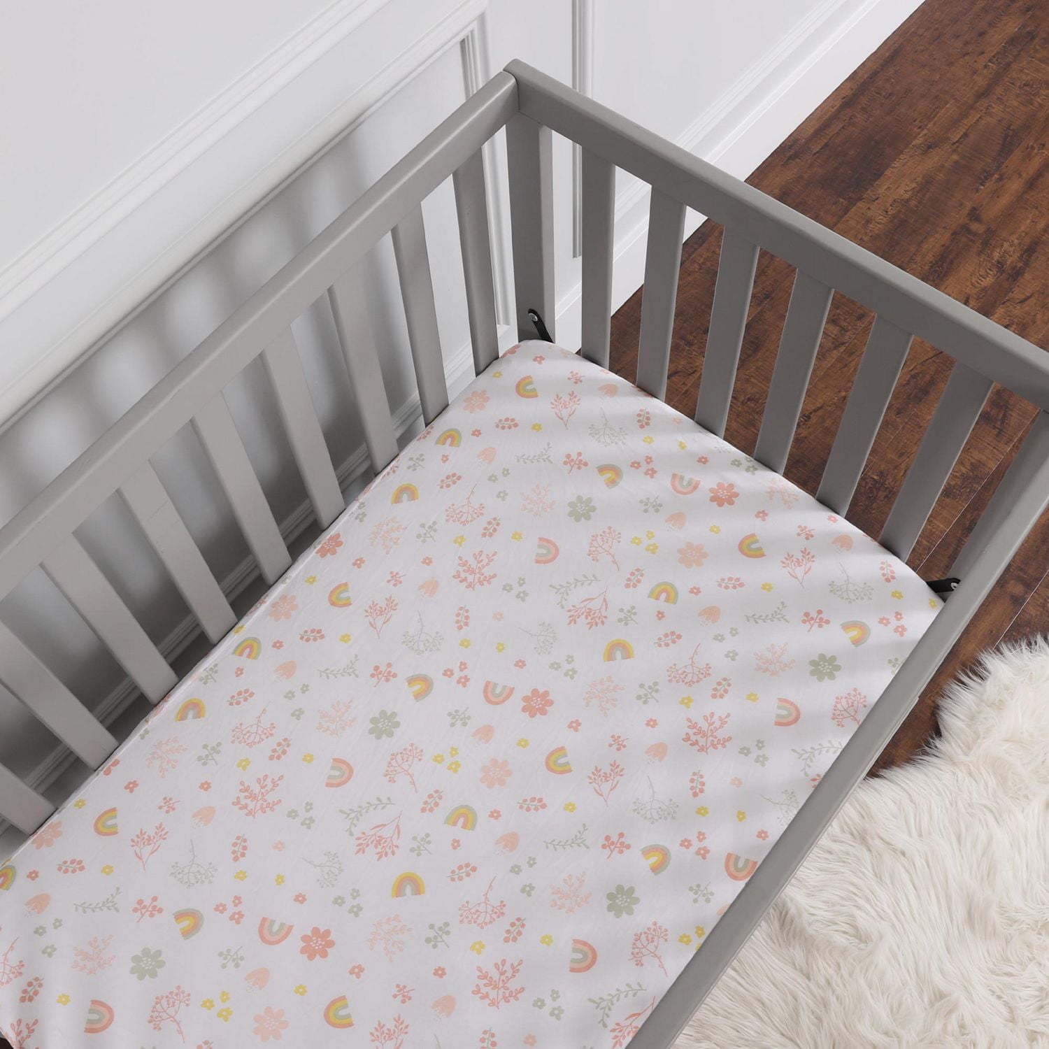 Ensemble de 2 mini-draps-housse de bébé George Baby