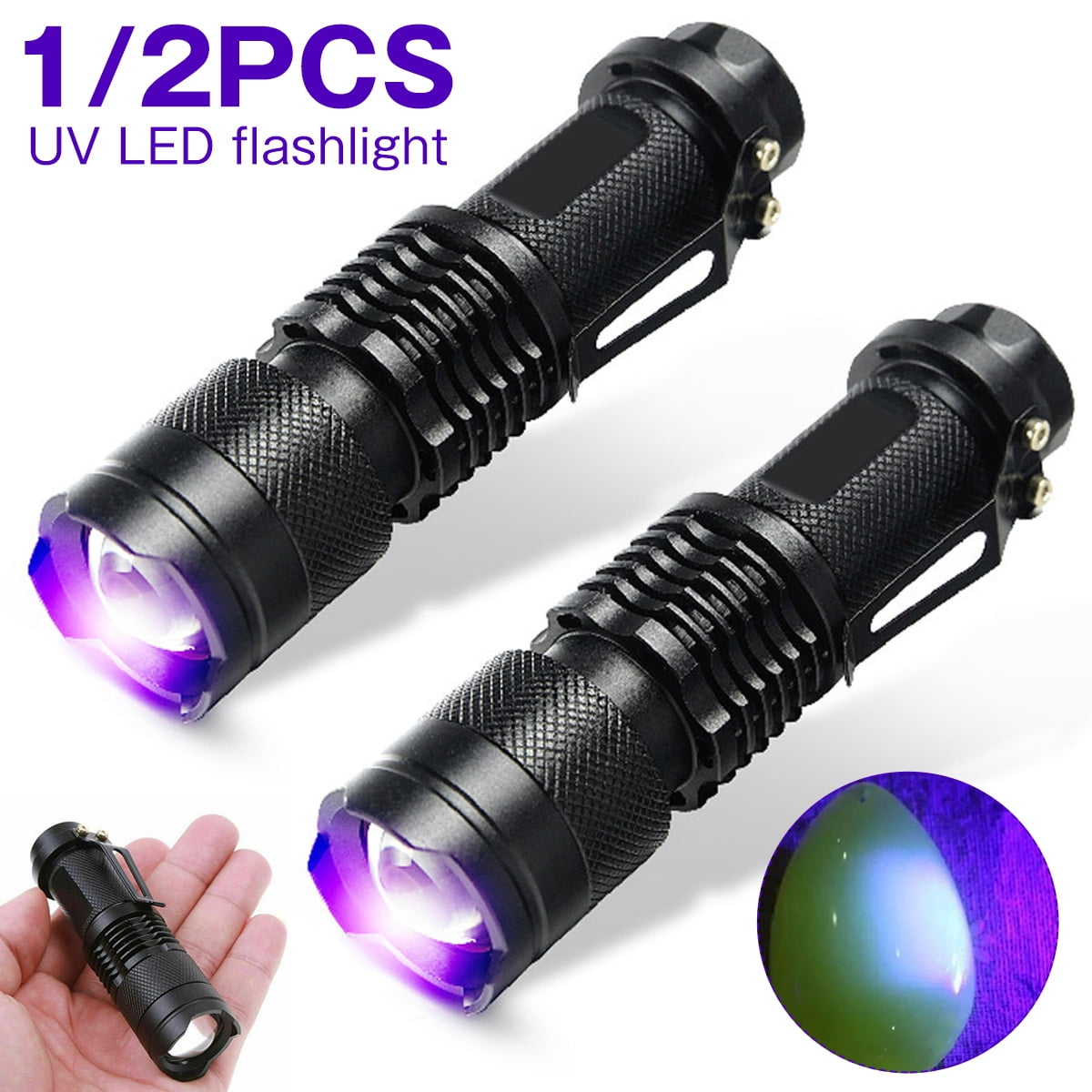 High Performance Aluminium LED Tactical Torch Flash Light40 Times Brighter 