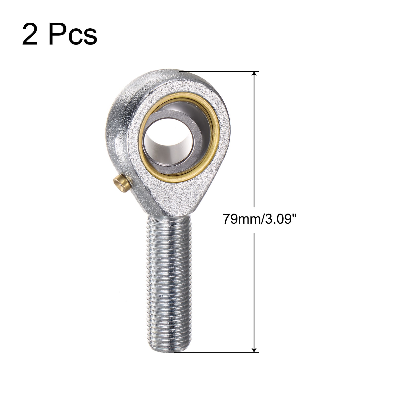 Unique Bargains Male Rod End Right Hand Thread Self-Lubricating Joint Rod Ends 78.59mm