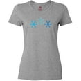 thumbnail image 3 of Inktastic Snowflakes Winter Christmas Women's T-Shirt, 3 of 5