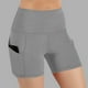 thumbnail image 1 of TaTaai Women's High Waist Yoga Shorts Pockets Scrunch Butt Lifting Stretchy Leggings Running Gym Workout Non See Through Tummy Control Athletic Fitness Tight Soft Gift, 1 of 8