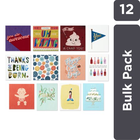 UPC 726528387996 product image for Hallmark Good Mail All Occasion Boxed Greeting Cards Assortment (Pack of 12)—Bir | upcitemdb.com