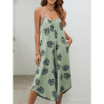 thumbnail image 4 of Vestidos Bohemios Tipo Mameluco para Mujer, Ropa Extravagante, Ropa Hippie, Conjunto Elegante de una Pieza. Verde M, 4 of 7