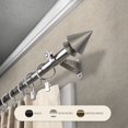 thumbnail image 3 of InStyleDesign  Summit Adjustable Curtain Rod Antique Brass 18 to 28 inches Brass Finish, 3 of 4