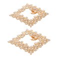thumbnail image 1 of unbranded 1Par Decorativo Dorado Para Altos Metálica Removible, 1 of 6