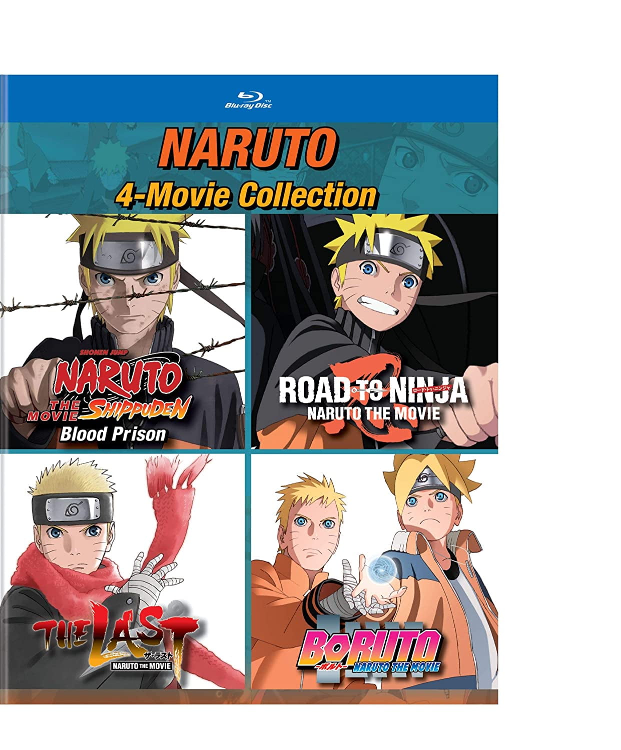 Naruto 4Movie Collection (BluRay)