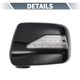 thumbnail image 3 of Cubierta de espejo retrovisor izquierdo y derecho de Unique Bargains para Lexus RX300 con luz LED par de negro brillante, 3 of 7
