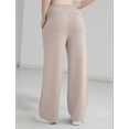 thumbnail image 3 of Women's High Waist Wide Leg Tie-Waist Casual Sweatpants, 3 of 4