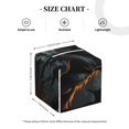 thumbnail image 4 of Balery Full Moon Black Dragon Porta Pañuelos de Cuero con Estampado – Funda Moderna Cuadrada para Caja de Pañuelos, Dispensador 5x5x5'', 4 of 7